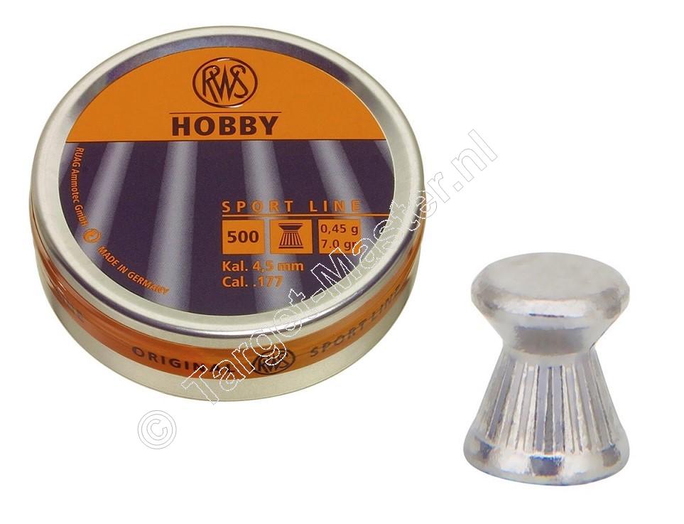 RWS Hobby 4.50mm Airgun Pellets tin of 500